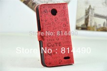 Hot Sale Little Witch Pu Leather Protective Case Cover For Lenovo a820 a820t a820e moblie phone
