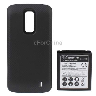 Free Shipping Replacement Mobile Phone Battery Cover Back Door For LG Nitro HD P930