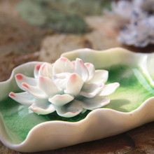 Jingdezhen керамические ручной работы украшения дома аксессуары поставок будды с уникальным внутрипросветный