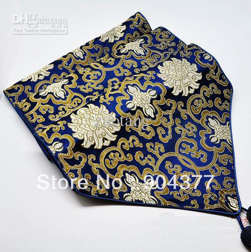 length For table   runner coffee Table Chinese Runner Table Long Blue Navy  Damask Coffee Table