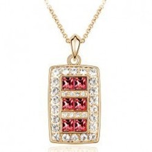 Holiday gift Women love accessories high quality alloy crystal necklace B37
