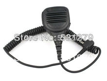 4x PMMN4013A 2 Pin Handheld Speaker Microphone MIC for MOTOROLA Portable walkie talkie GP300 GP88s GP2000