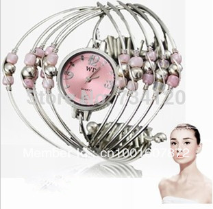 promotion Hot Top selling items hot style wholesale Jewelry Bangle bracelet wrist fashion Beaded watch Women