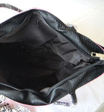 A93 pink Hot sale lady s unique bag PU Size 32x41cm 4 different colors Two function