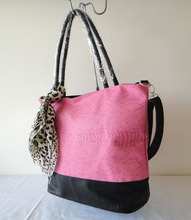 A93 pink Hot sale lady s unique bag PU Size 32x41cm 4 different colors Two function