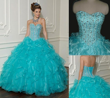 New Ball Gown Organza Prom Pageant Dresses Bridal Gowns Quinceanera Dresses