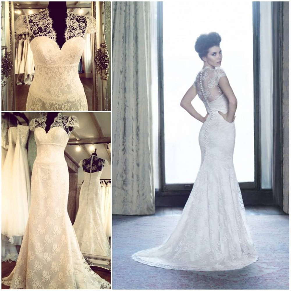 french lace wedding dress