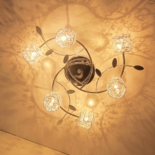 Most Popular Contemporary Crystal Dining Ceiling Lamp Free shipping sectional control