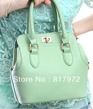 Sweet Macarons Color Woman Leather Shoulder Sling Handbag Crossbody Bag Woman Party Gift Free Shipping &6LY00019