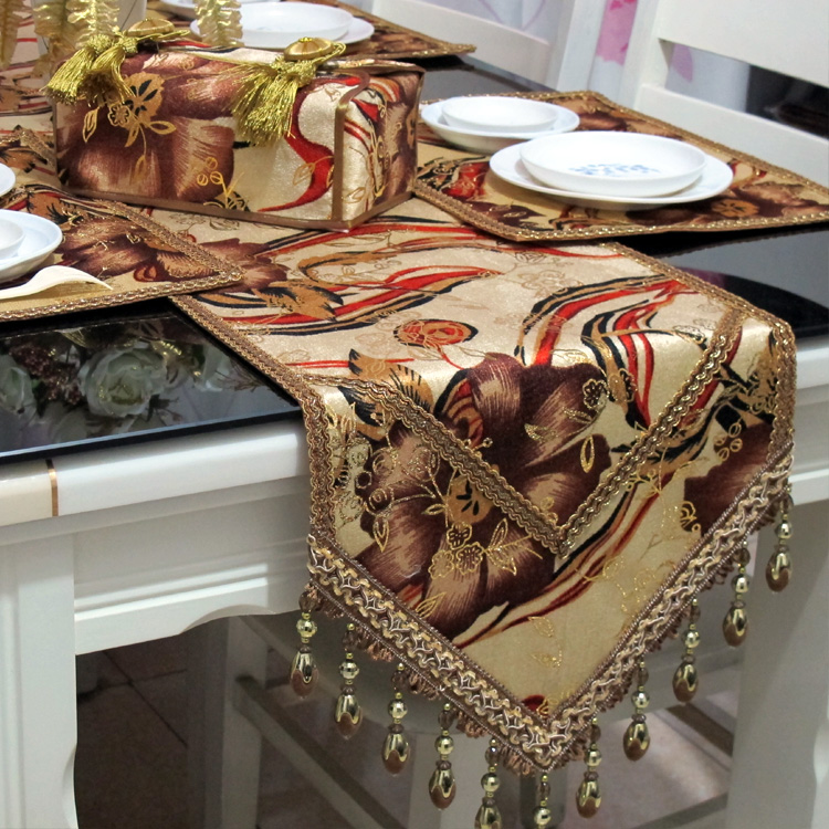 table runners yarn blocking luxury luxury runners placemats shipping  and   runner table gold table fabric