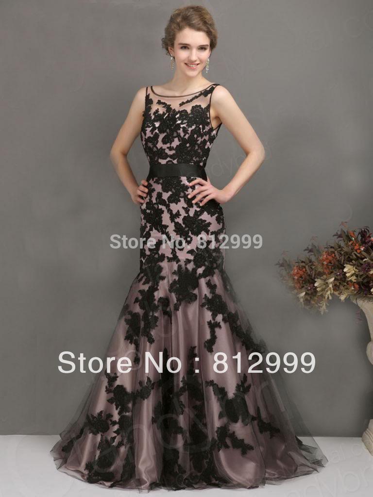 Long black evening dress size 6