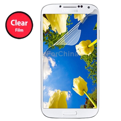 Professional High Transparency Clear LCD Protective Film for Samsung Galaxy S4 IV i9500 Japanese Imported Material