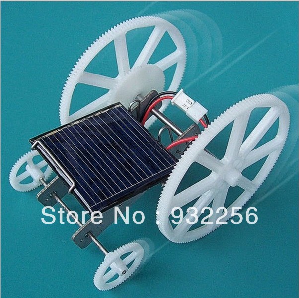 Free-Shipping-Plastic-DIY-Solar-Powered-Toys-Christmas-Gift-For-kid 