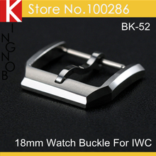 18mm Watch Buckle 316L Stainless Steel Pin Buckle Clasp For IWC Watch Strap Band Free Shipping