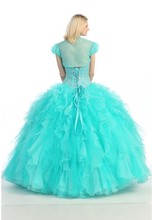 2 Colors Quinceanera Ball Gown Dresses Prom Evening Pageant Party Formal XS XL