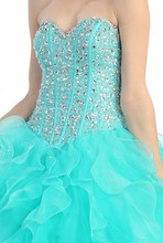 2 Colors Quinceanera Ball Gown Dresses Prom Evening Pageant Party Formal XS XL