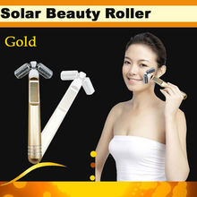 Free Shipping Y lifting Beauty Esthetic Bar Solar energy Face Massager body massager Beauty Roller