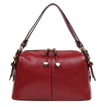  Geniune Leather Woman Messenger Bag Calfskin Double Zipper Super Luxury Quality Cowhide Handbag Small Red