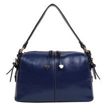  Geniune Leather Woman Messenger Bag Calfskin Double Zipper Super Luxury Quality Cowhide Handbag Small Red