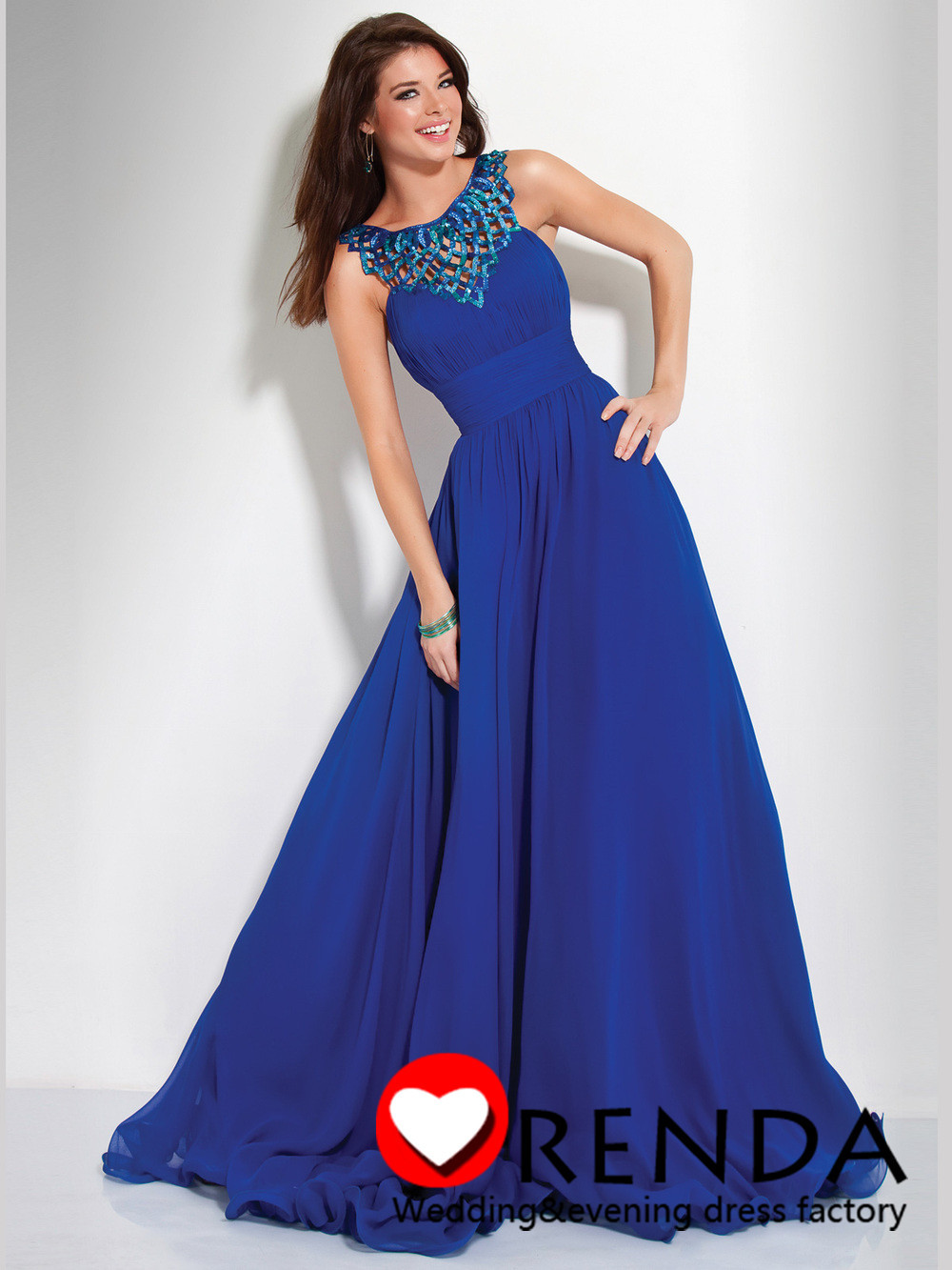 Charmming-Blue-Halter-Sequin-Gowns-Long-Simple-Cheap-Prom-Dress-party ...