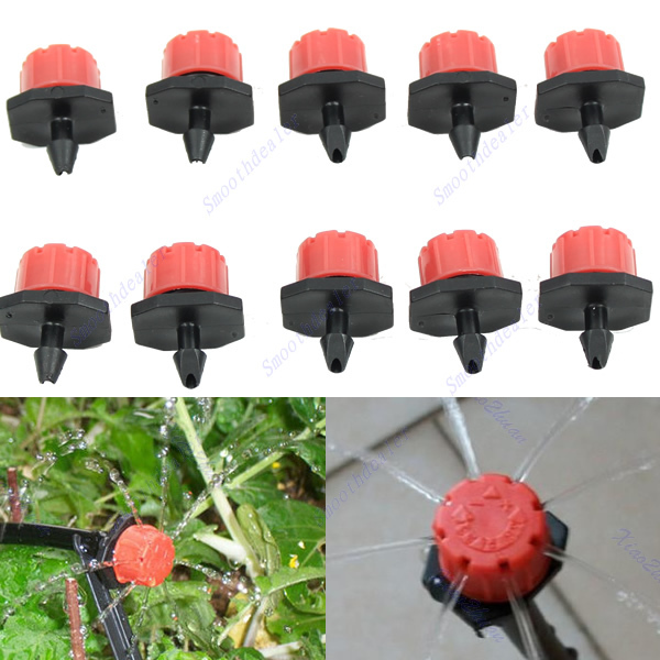 50Pcs/Lot Garden Sprinklers Irrigation Misting Micro Flow Dripper Drip 