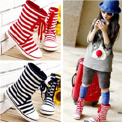 Red  year 7 12 Shoes Pattern Deep Old.jpg For shoes Velcro for Blue Design 7 olds Stripe Year