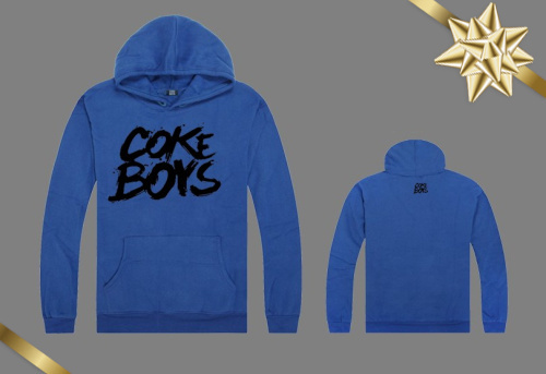 Free shipping styleman hotsale brand coke boys cheap COKE BOYS HOODIES with three color styles men's most popular hoodies