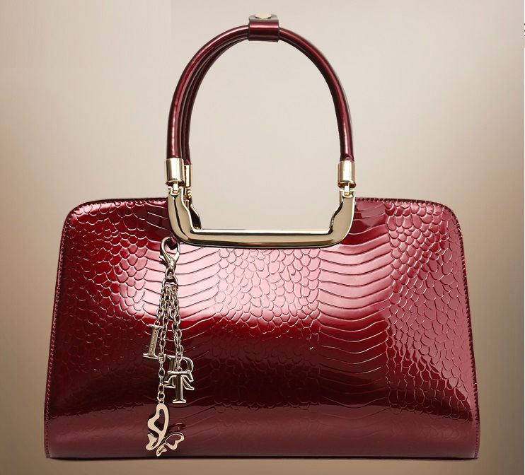 NEW ARRIVAL LAORENTOU women s bag 2013 fashion totes genuine leather graceful elegant handbag