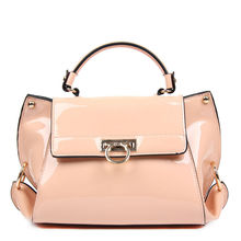 Genuine Patent Leather Handbag Fashion Luxury Brand Style Messenger  Bag  Flap pockets Shoulder Bag Large Totes Free Shipping