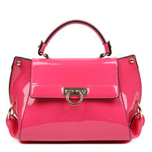 Genuine Patent Leather Handbag Fashion Luxury Brand Style Messenger Bag Flap pockets Shoulder Bag Large Totes