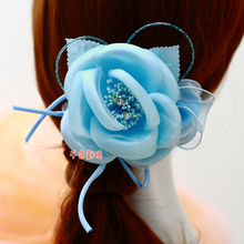 Amelie bride candy color flower the show hair accessory marriage accessories clip hair accessory
