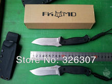 FOX- ring tail cutter knife Fox Killer D2 steel small straight knife 61 hardness signed version of small gifts to share