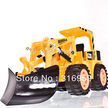 New Remote Control Simulation Bulldozer 4 wheel construction Truck Snow Clearer Pace Truck Engineering truck toys
