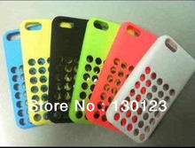 Soft Silicone Case Hole Back Cover Shell Skin Mobile Phone Accessories For Iphone 5 5C   Red Yellow Green Blue Black  White