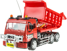 RC Truck Remote Control Simulation Tilting Cart 6 wheel Dumper Truck Engineering Carrier Vehicle Model electronic