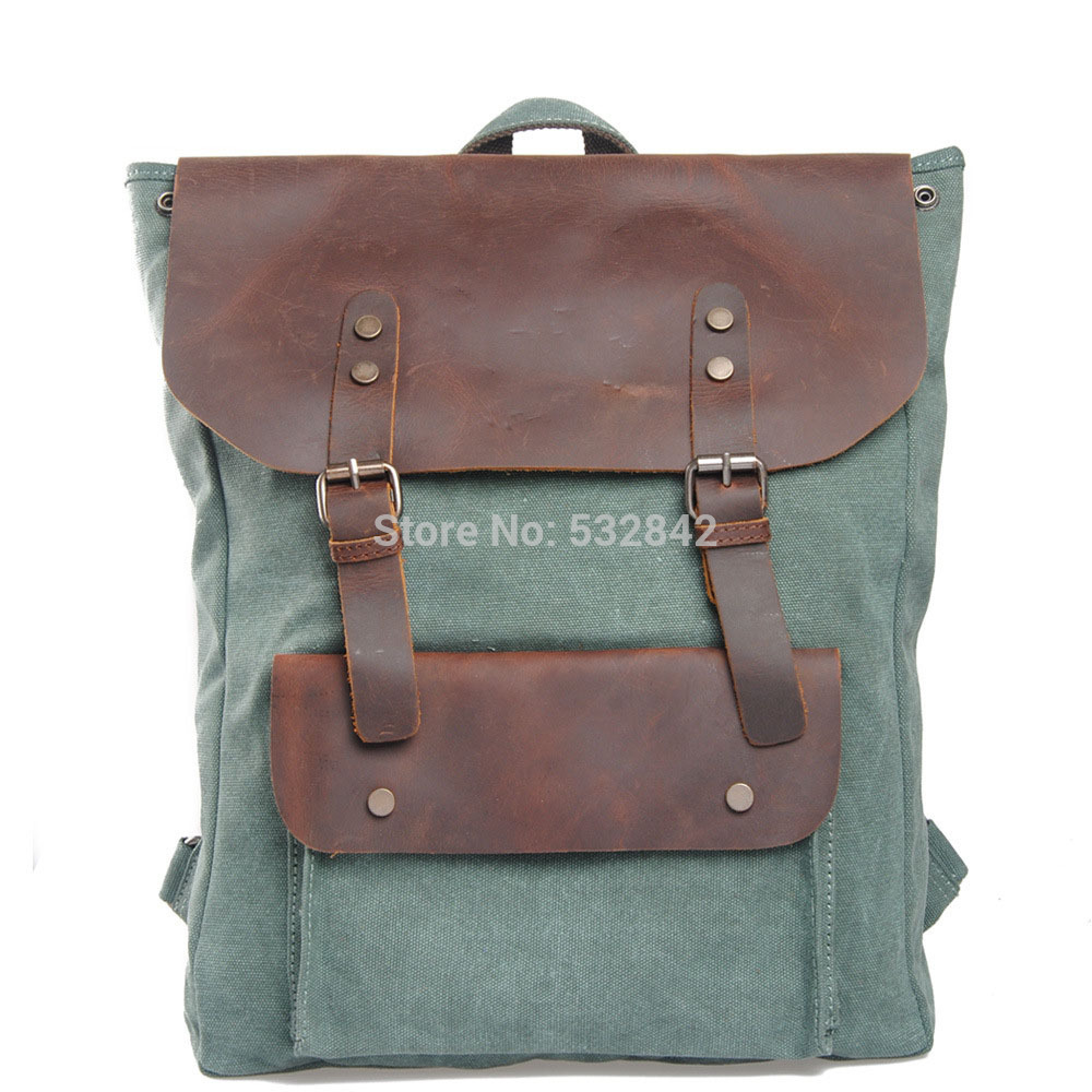 Handmade Canvas Leather Bags Handmade Canvas Leather Bags