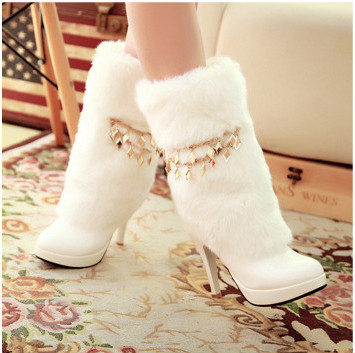 2014 New arrive free shipping western fashion style knee high Martin boots vintage cotton pu boots