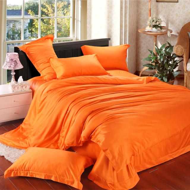 Orange-solid-luxury-comforter-bedding-set-king-size-queen-comforters ...