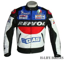Free shipping DUHAN REPSOL PU leather jacket motorcycle motorcycle racing jacket PU leather motorcycle jacket