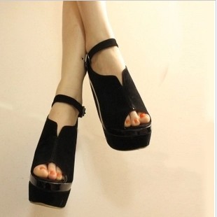 2014 wedges platform shoes open toe shoe shoes small yards women s shoes sandals