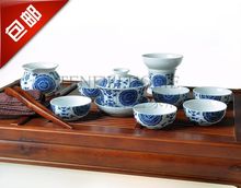 11pc  qinhua ceramic  cup tea  set
