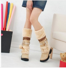 2013 Hot sale Free shipping Autumn and winter  snow boots plush thermal flat boots for women shoes boots size34-40