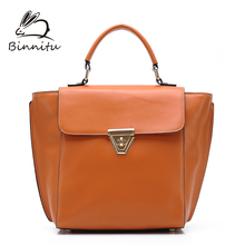 Free shipping Bunny 2013 fashion gentlewomen fashion cowhide shoulder bag messenger bag handbag envelope bag