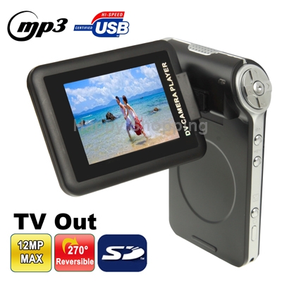 Méga pixels 3.0 4x zoom vidéo numérique portable caméra 2,4 pouces