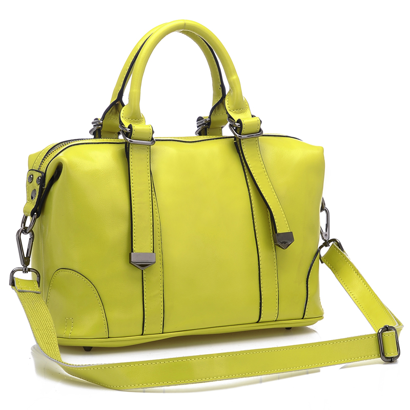 Free shipping new 2013 women s cowhide handbag oil waxing women s leather bags one shoulder