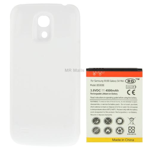 4500mAh Replacement Mobile Phone Battery and Cover Back Door for Samsung Galaxy S IV mini i9190
