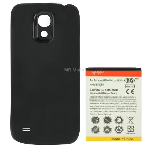 High Capacity 4500mAh Replacement Mobile Phone Battery and Cover Back Door for Samsung Galaxy S IV