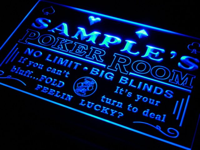 Neon poker signs cheap