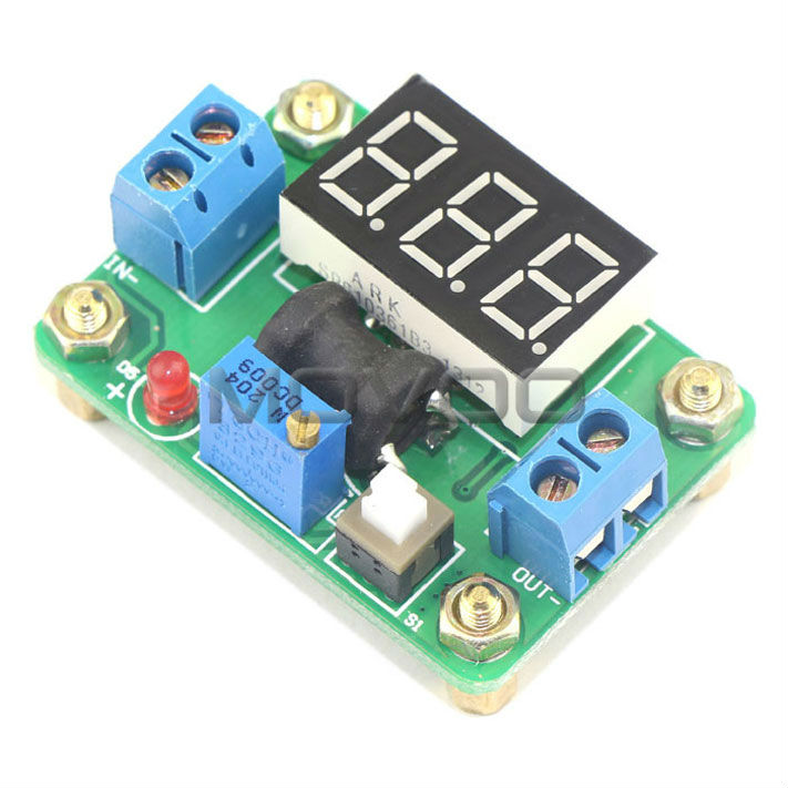 Купить DC регулируемый источник питания dc 4,5 24В до 0,93 20v 2a 20w ...