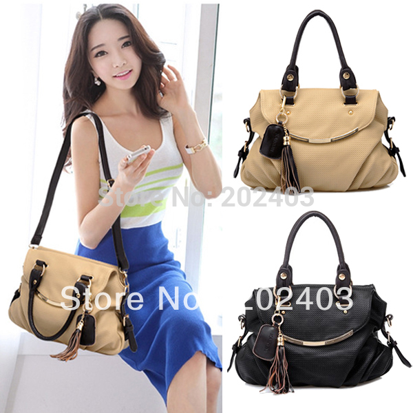 Korea Style Fashion Women PU Leather Single Shoulder Bag Cross Body